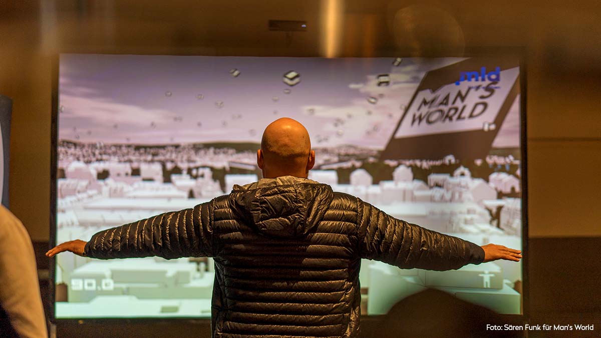 mld Flugsimulator von hinten - Mans World