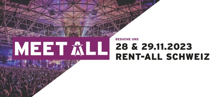 mld Standauftritt an der Meet-All bei Rent-All Schweiz